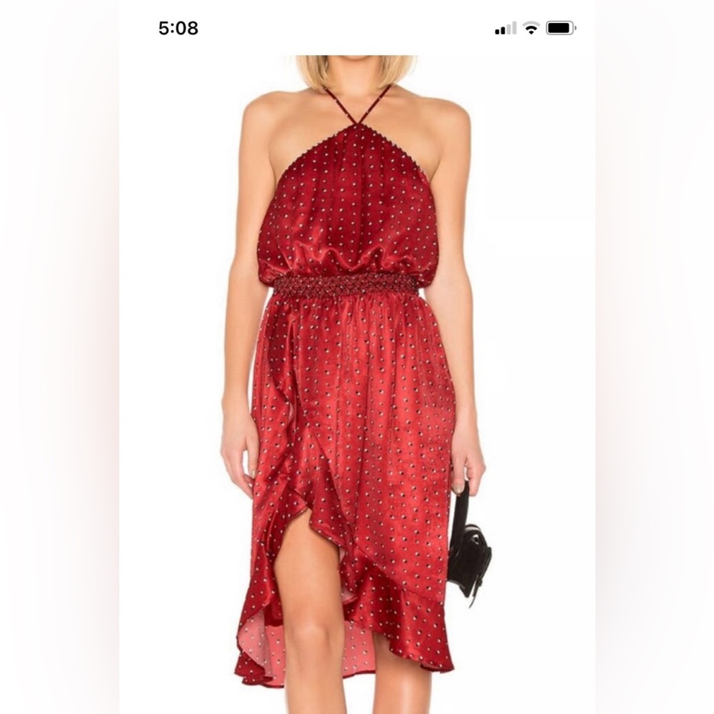 House of Harlow 1960 Red High Low Dress